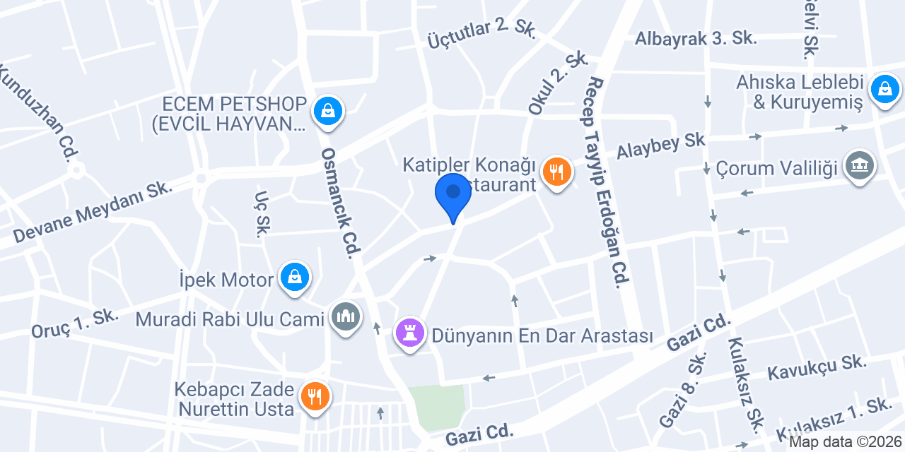 Elif Veteriner Kliniği konumu