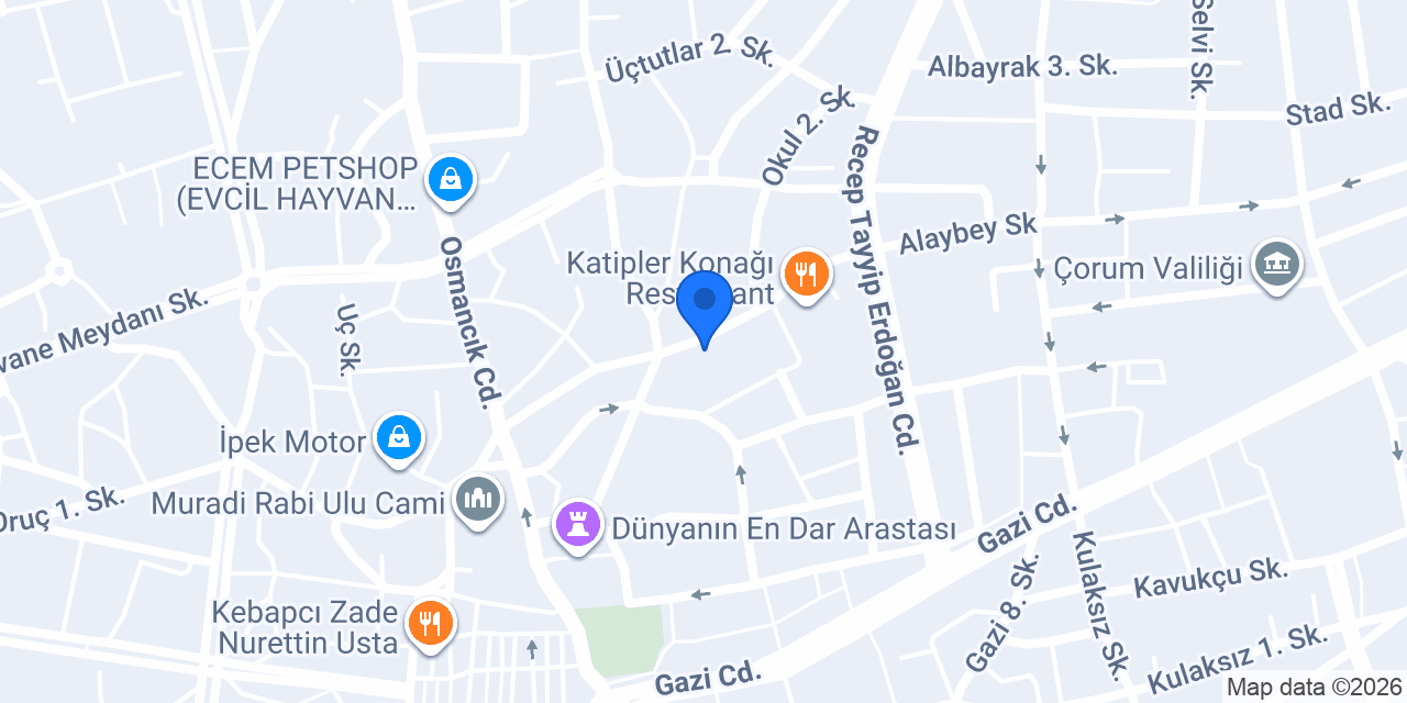 Şimşek Ticaret 2.El Ve Spot konumu