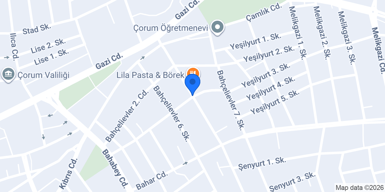 Topuzlar Ev Tekstili konumu