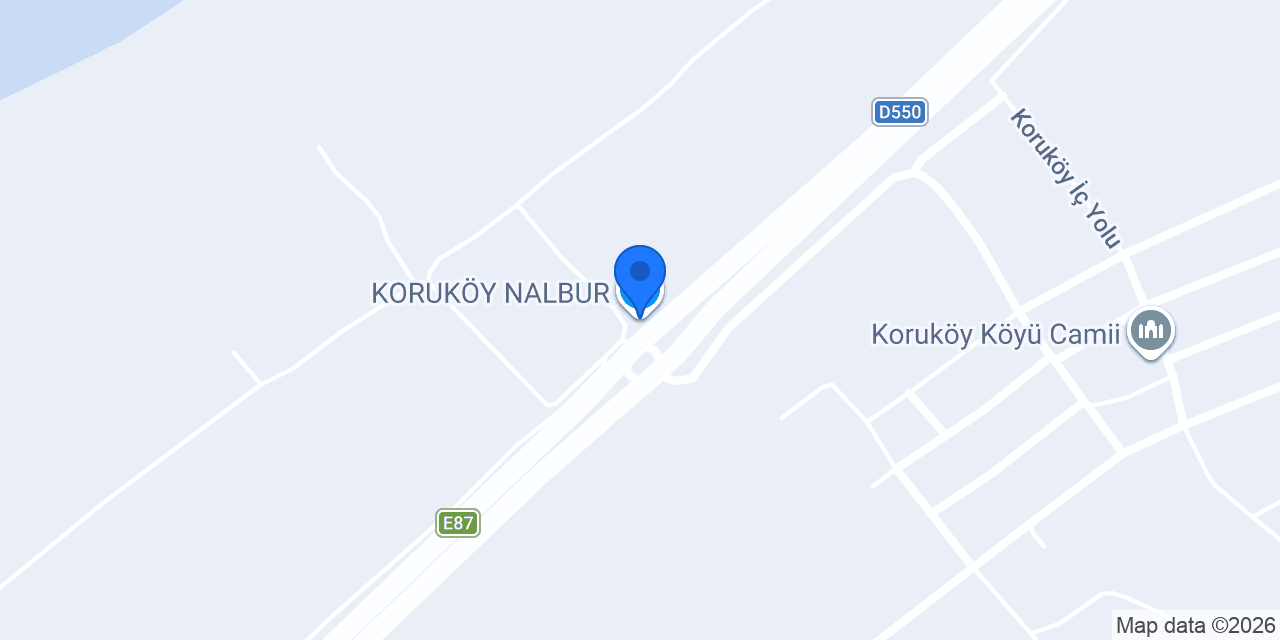 KORUKÖY NALBUR konumu