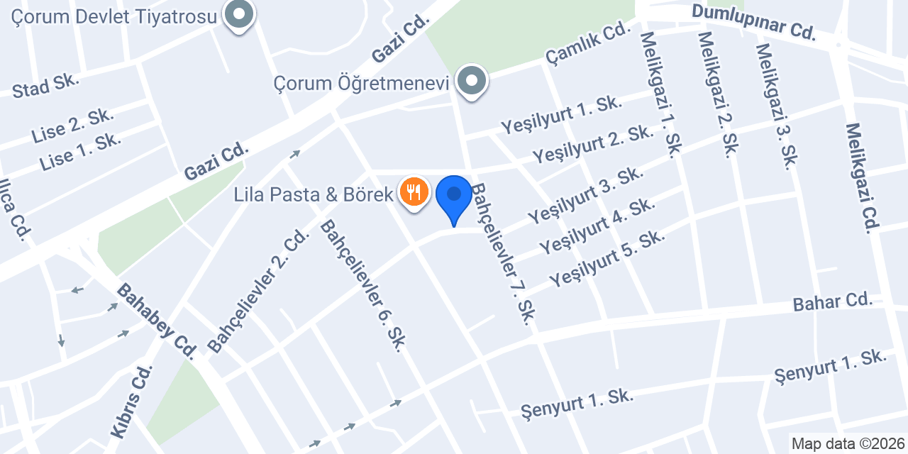 Turuncu Cafe & Organizasyon konumu