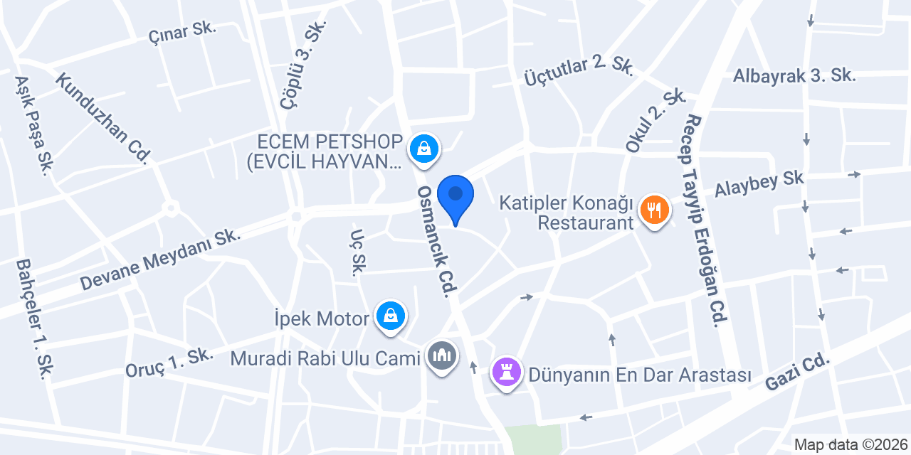 OBA ÜNİFORMA konumu