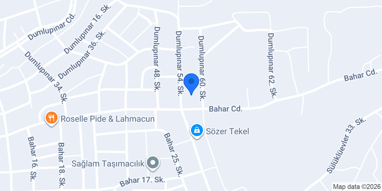 Pınar Su damacana bayii konumu