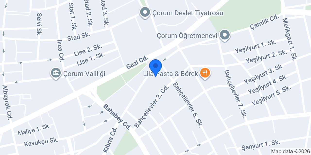 KUAFÖR C.A.S konumu