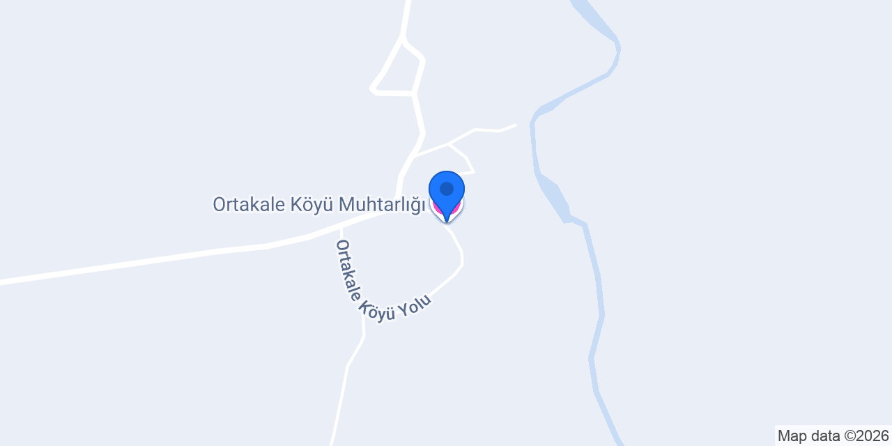 Ortakale Köyü Muhtarlığı konumu