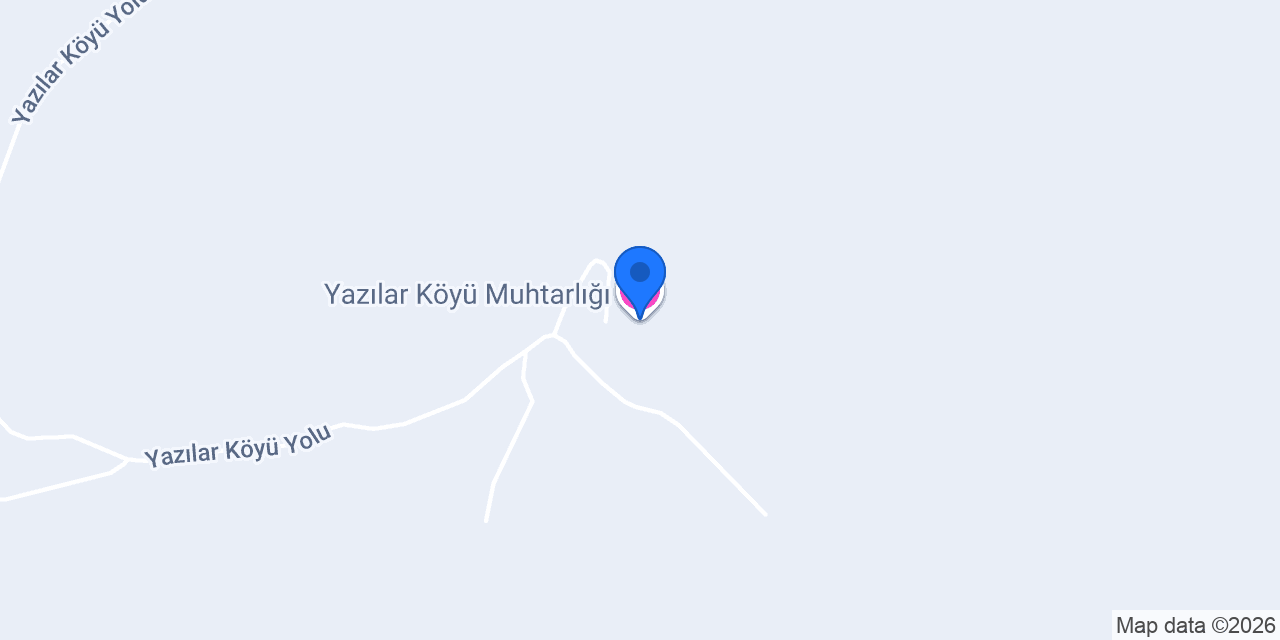 Yazılar Köyü Muhtarlığı konumu