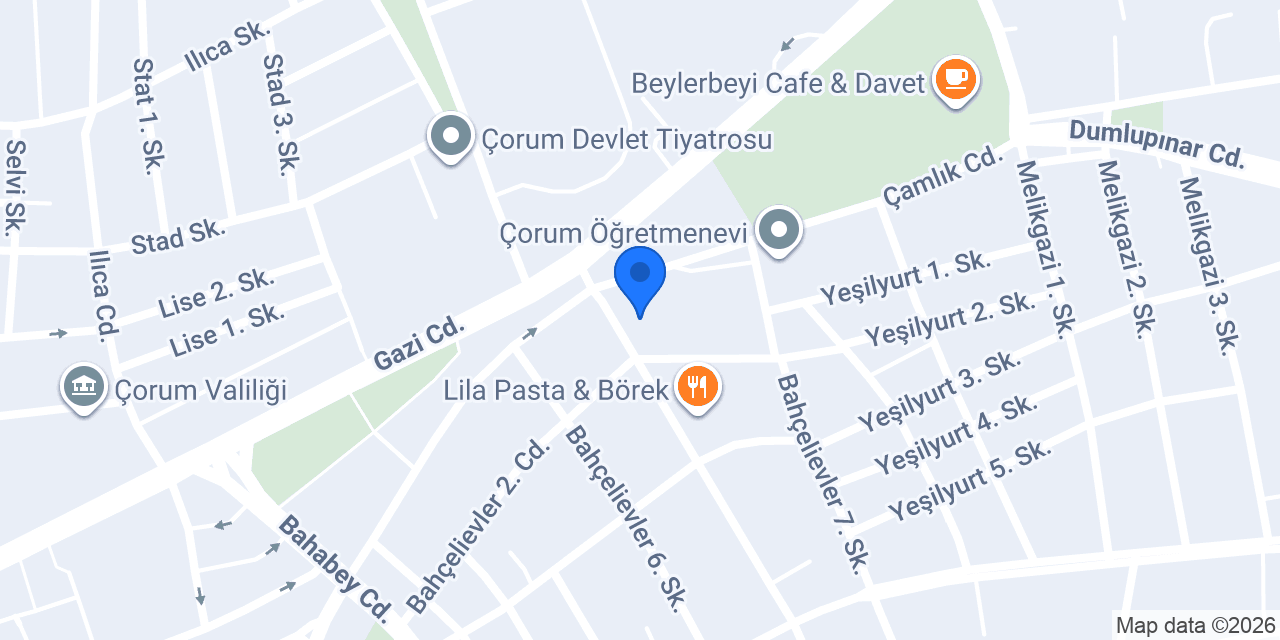 Yıldız Fizyoterapi Klinik konumu