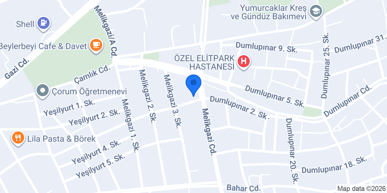 Fizyoterapist Çağlar Deveci konumu