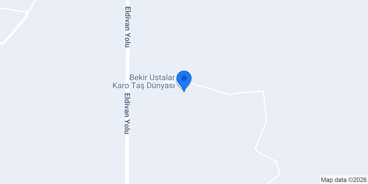 Bekir Ustalar Karo Taş Dünyası konumu