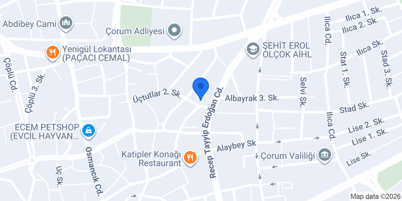 Çorum Aihl konumu