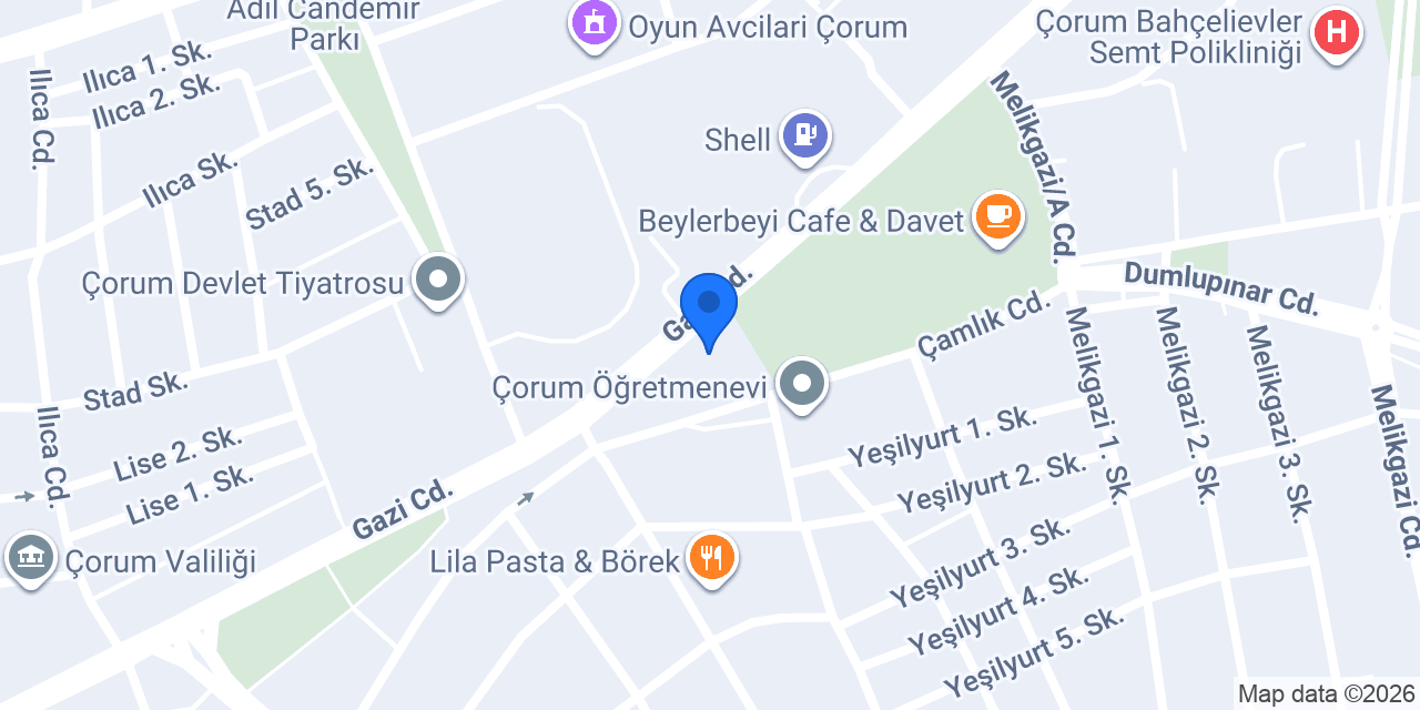 Anıt Cafe & Bistro konumu
