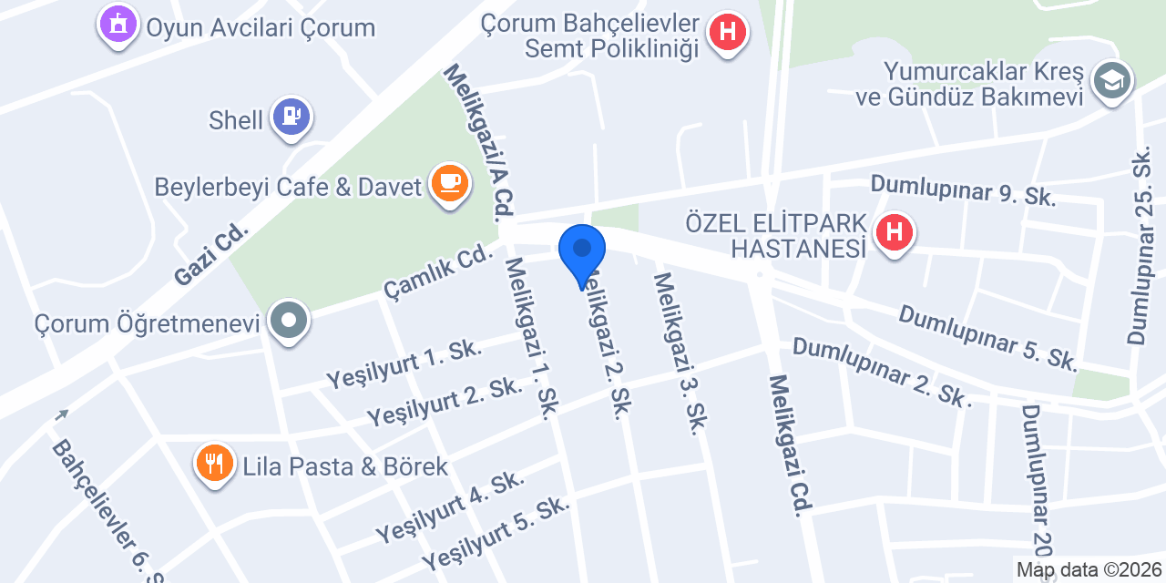 Fzt. Reyhan Arzum Apraş konumu
