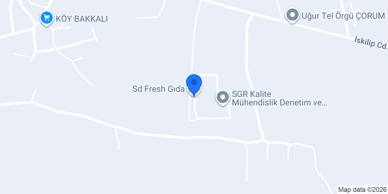 Sd Fresh Gıda konumu