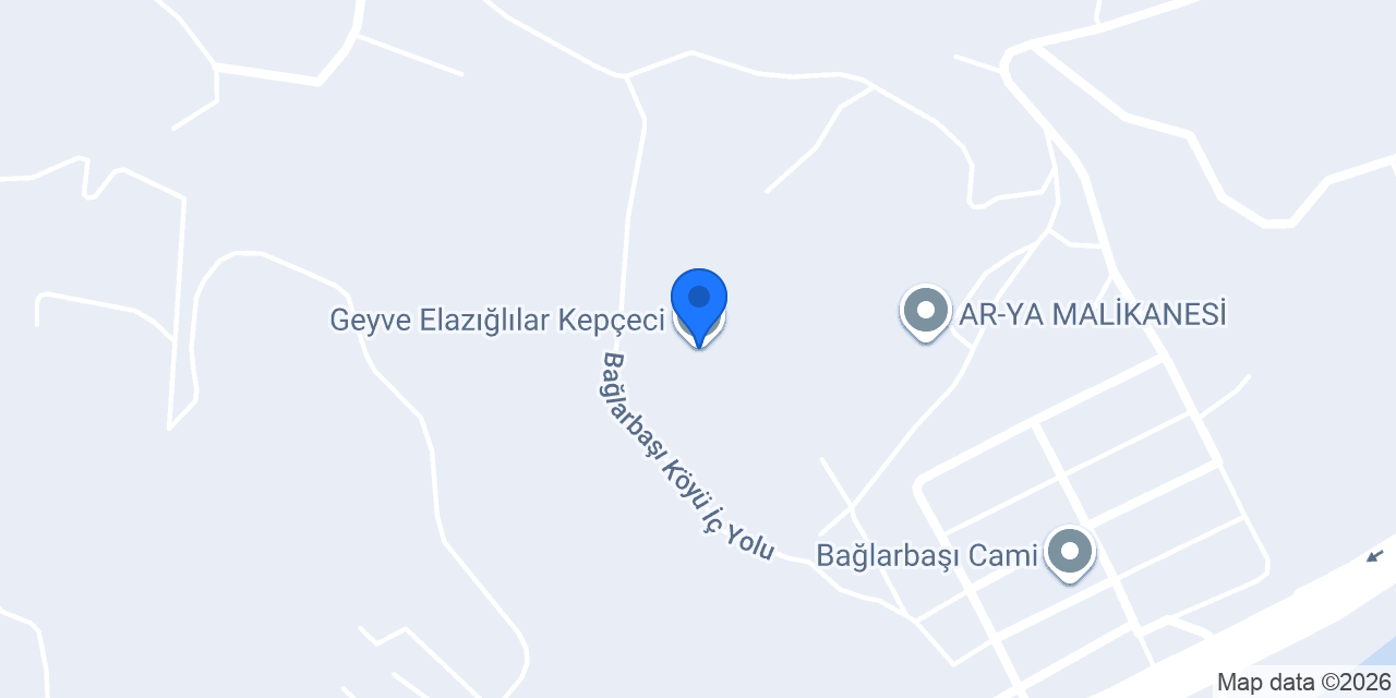 Geyve Elazığlılar Kepçeci konumu