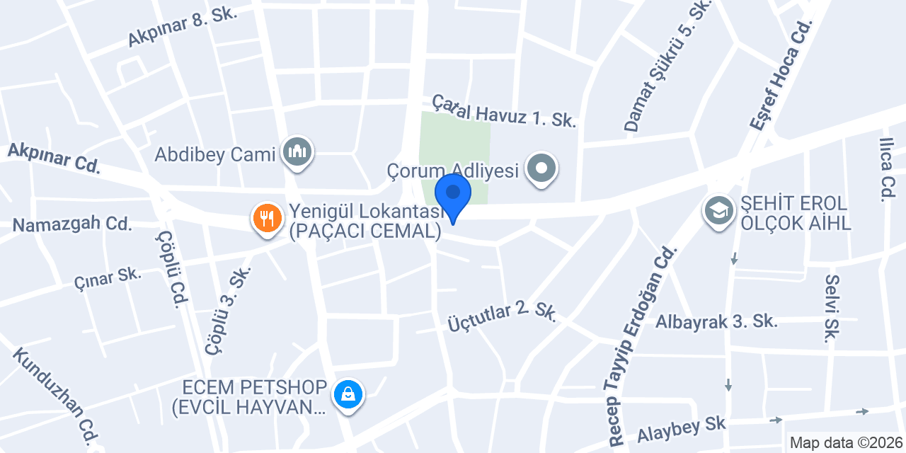 Avukat abdulbaki kartancı konumu
