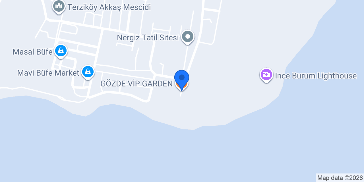 GÖZDE VİP GARDEN konumu