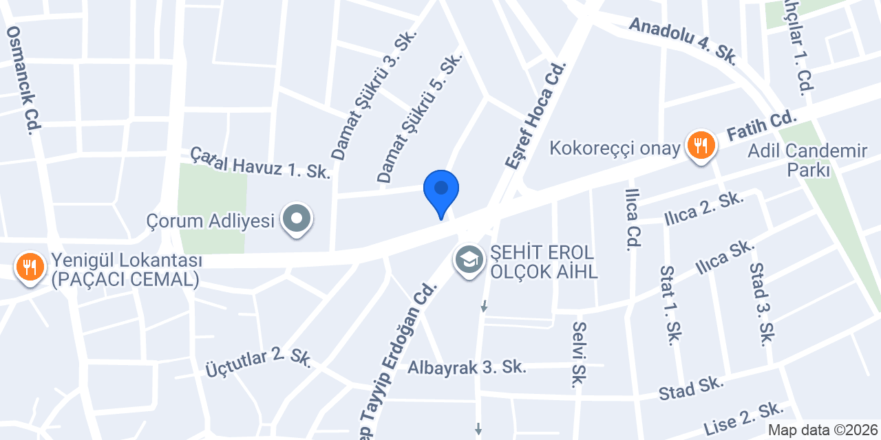 Gri Salon konumu