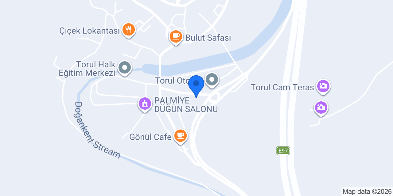 Kale Palace Hotel TORUL konumu