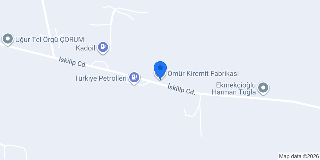 Ömür Kiremit Fabrikasi konumu