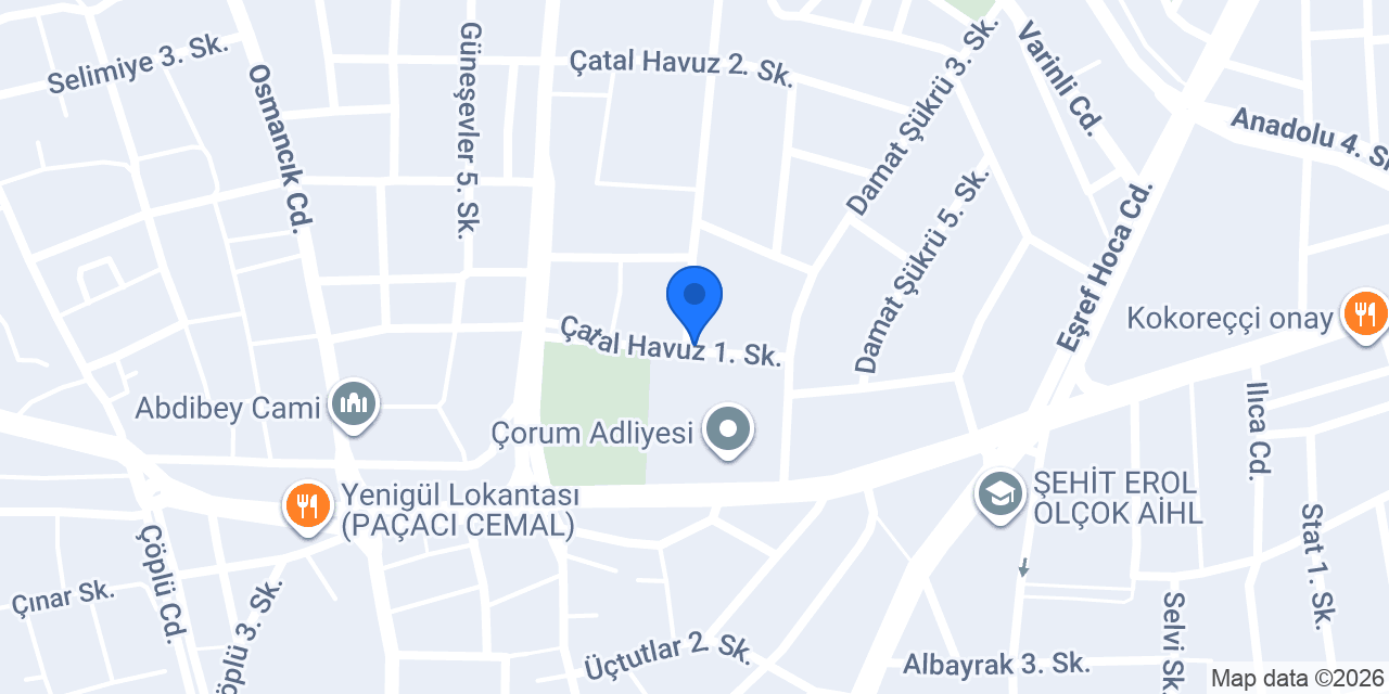 Avukat Hamza HAZIMLI konumu