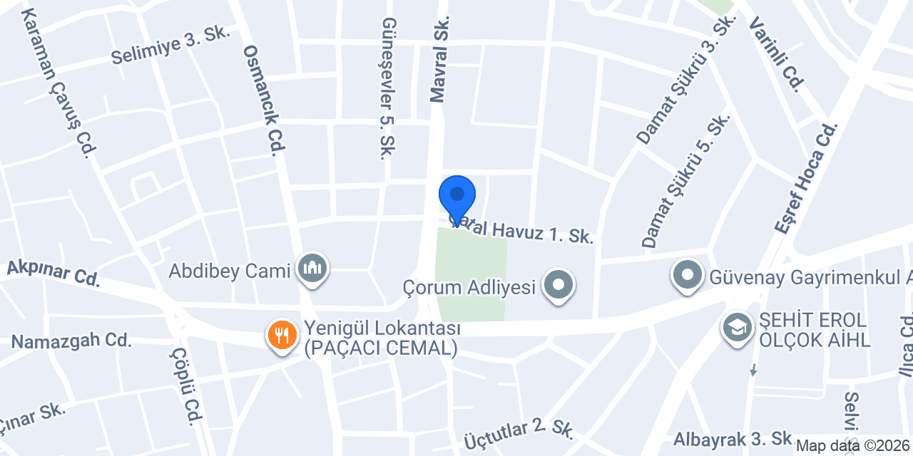 Avukat Gonca Meroğlu & Avukat Selin Meroğlu Kabakcı konumu