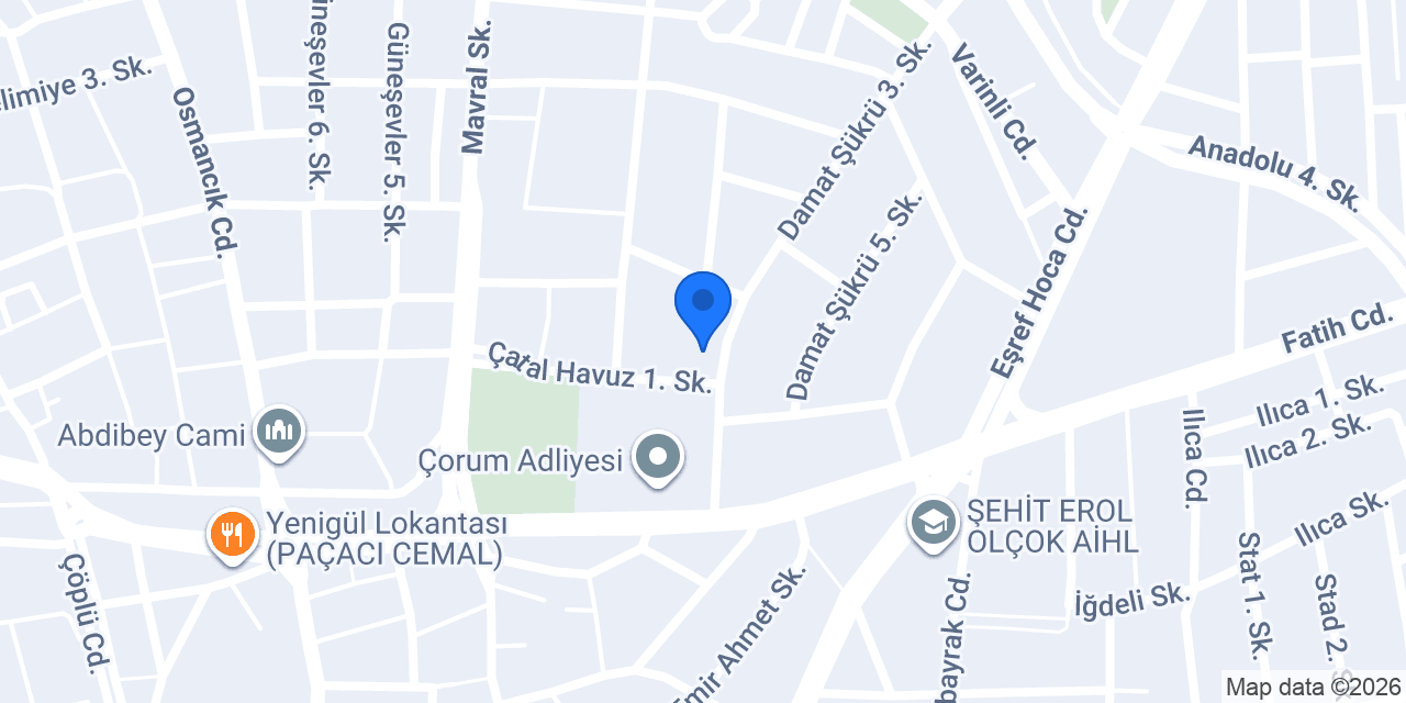 AVUKAT ENES ŞURA TOSUN konumu