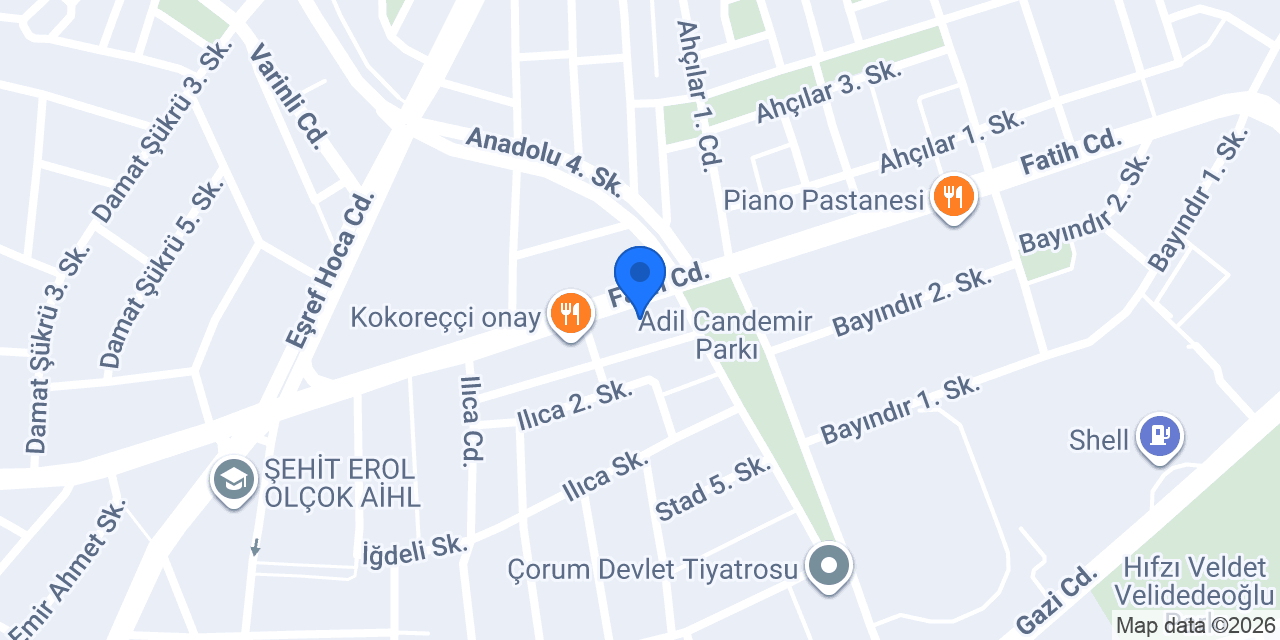 Ortaköy Kumpir & Waffle (Çorum) konumu
