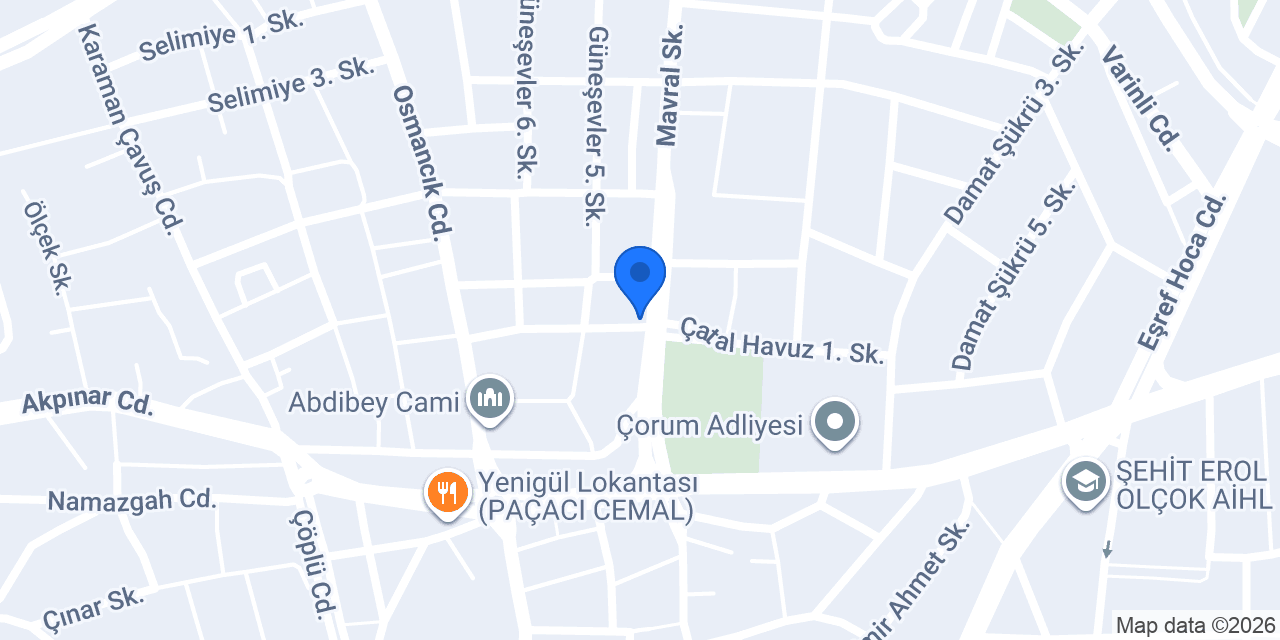 Avukat Kürşad MANTI konumu