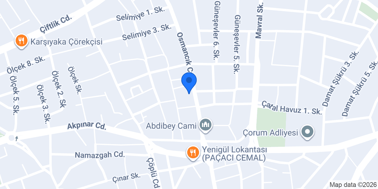 Yüceller Av Bayii konumu