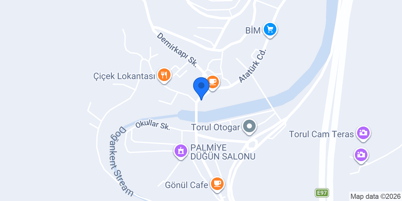 Halkbank Torul Şubesi konumu