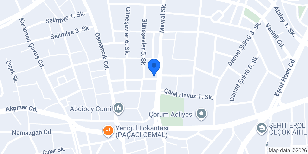 İskilipli Atıf Hoca Parkı konumu