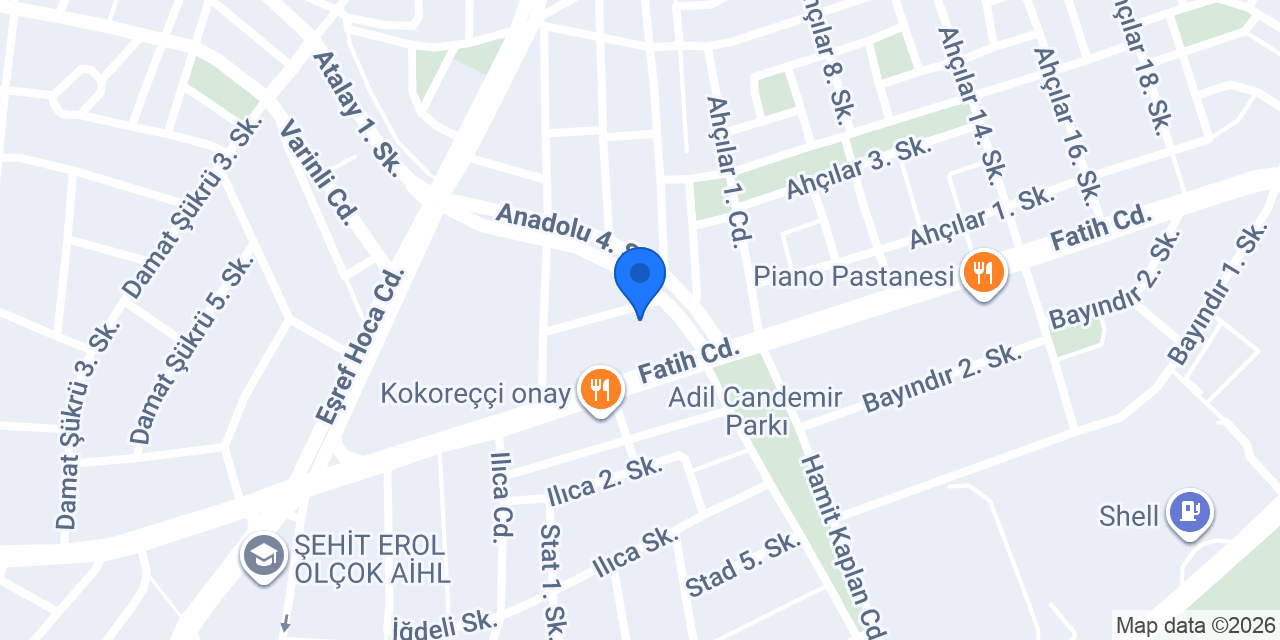 Harmoni Anaokulu konumu