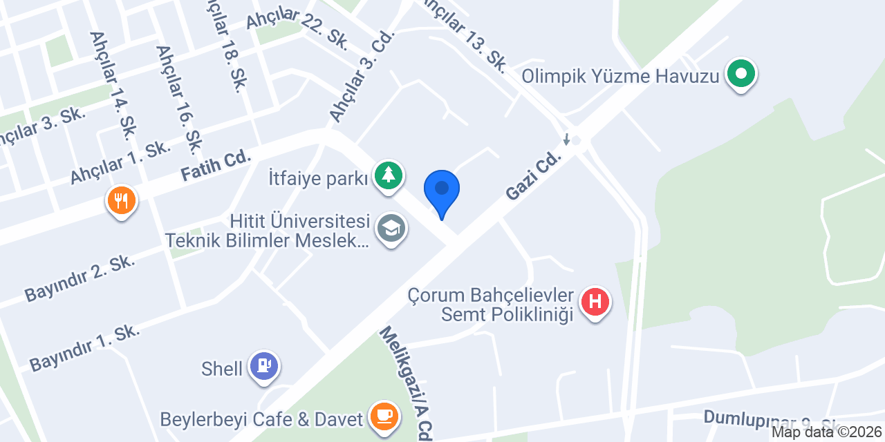 Çorum İl Jandarma konumu