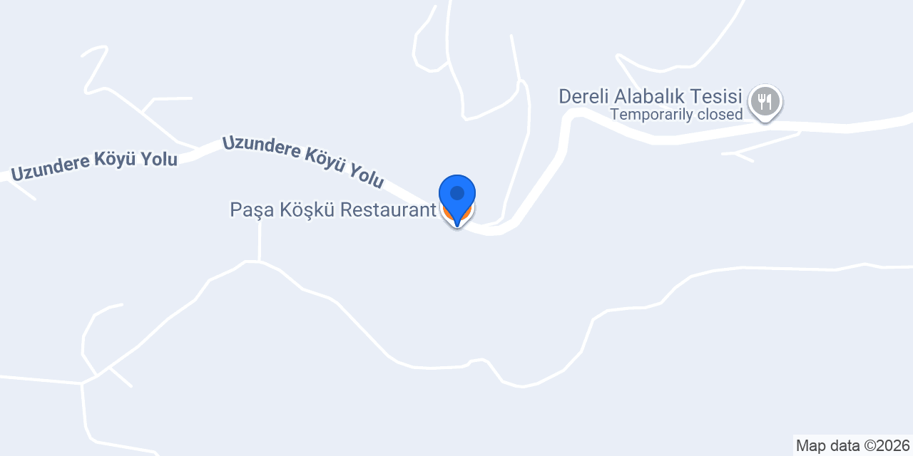 Paşa Köşkü Restaurant konumu