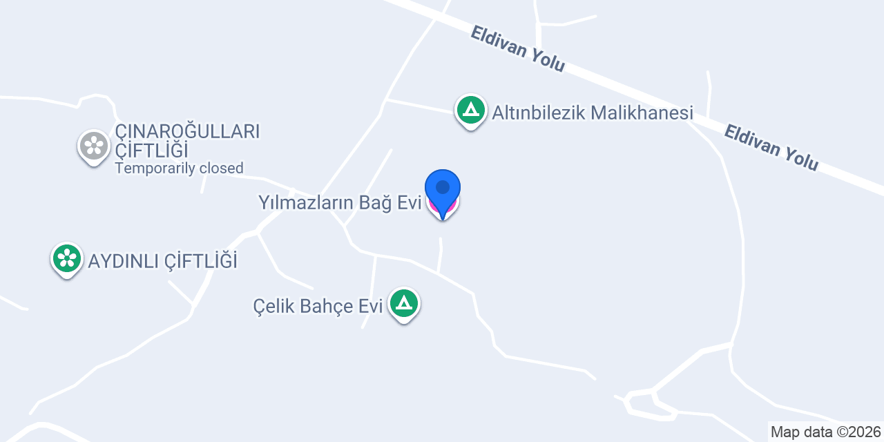Yılmazların Bağ Evi konumu