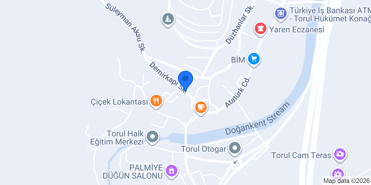 Torul Adıyörem çiğköfte konumu