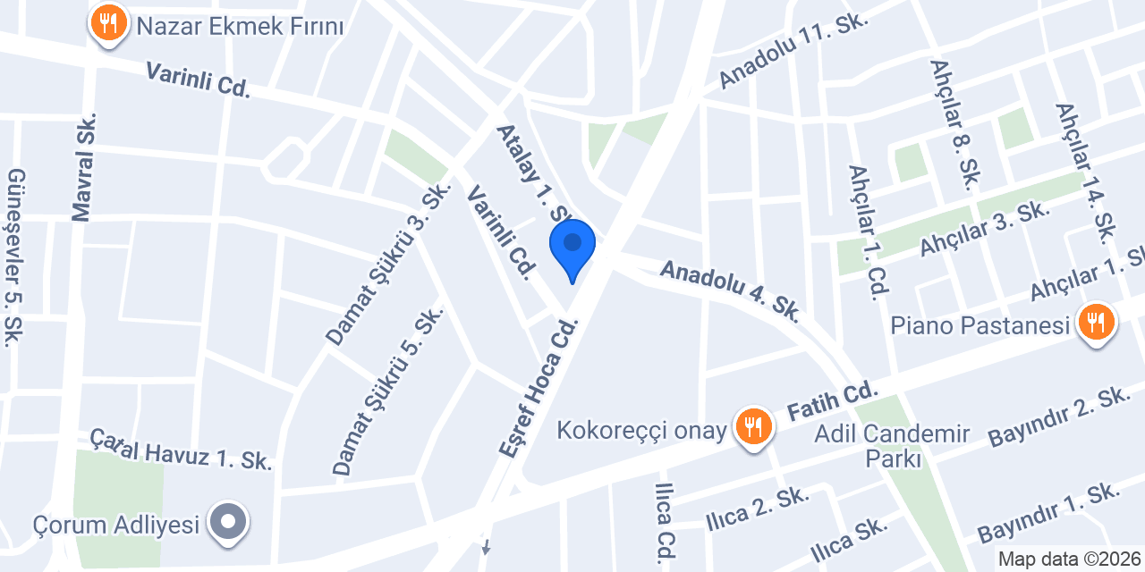 Çağlı Eczanesi konumu