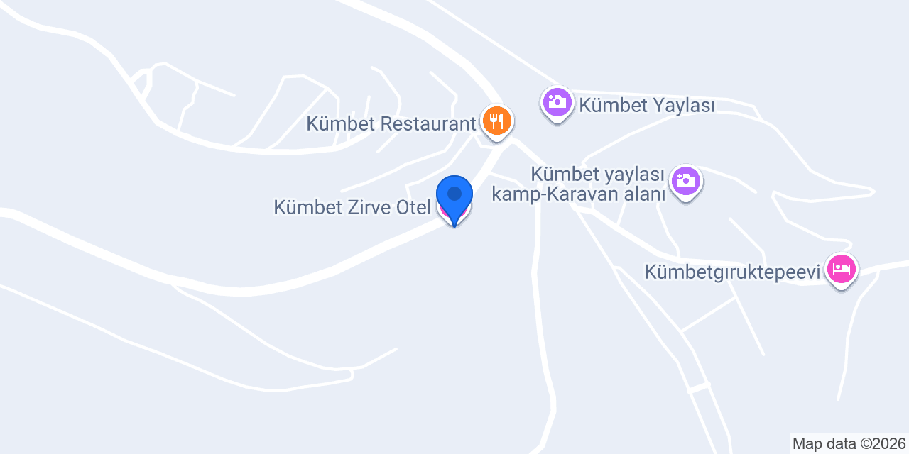 Kümbet Zirve Otel konumu