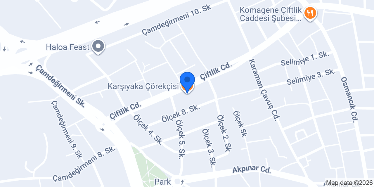 Karşıyaka Çörekçisi konumu