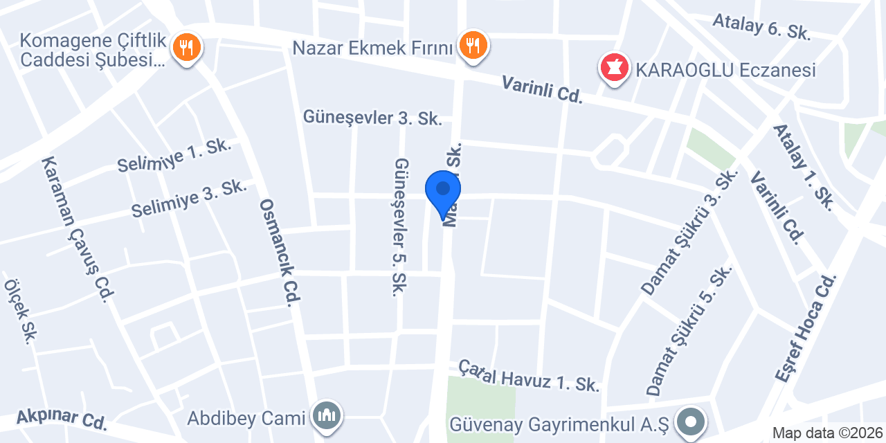 Hülya'm Home Avm konumu