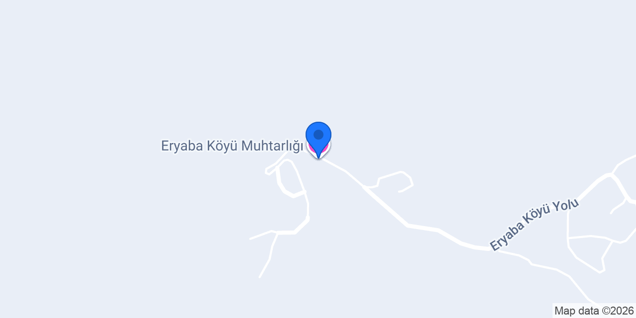 Eryaba Köyü Muhtarlığı konumu