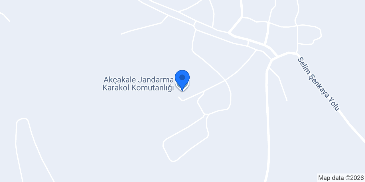 Akçakale Jandarma Karakol Komutanlığı konumu