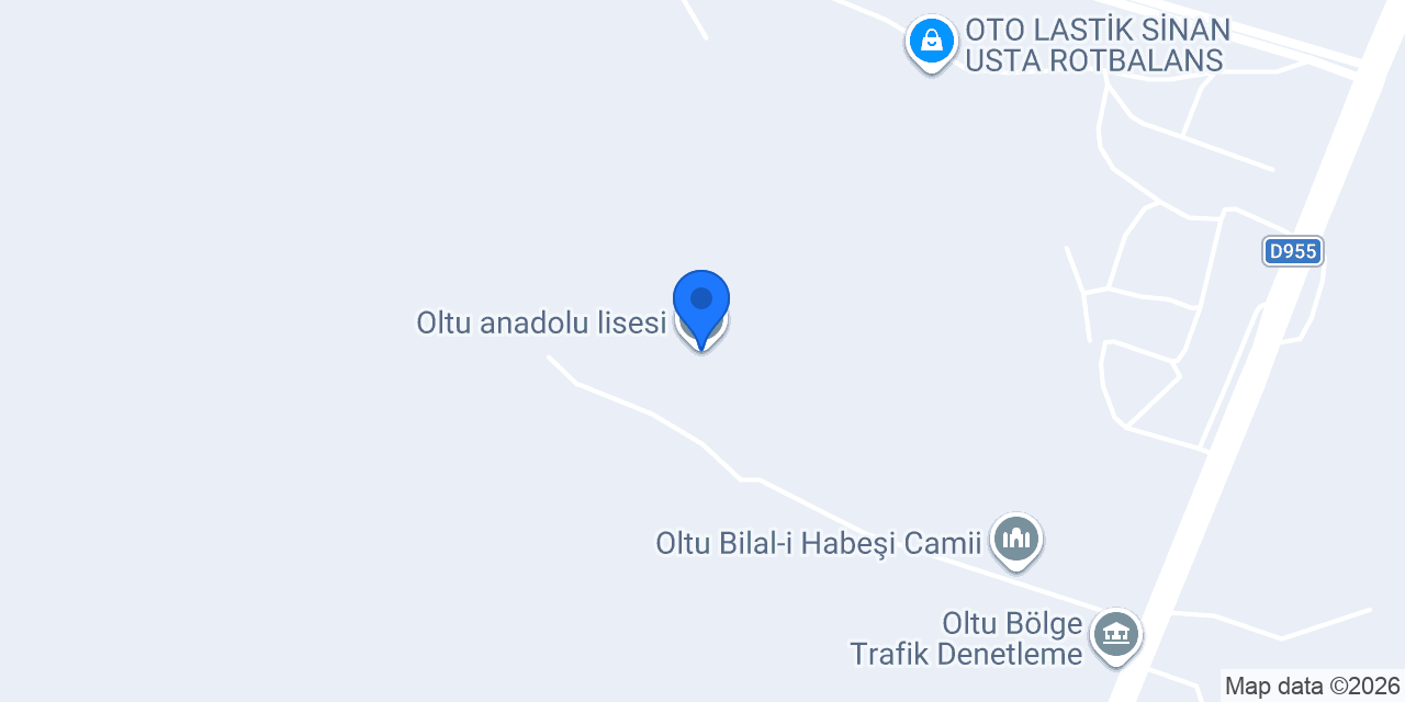 Oltu anadolu lisesi konumu