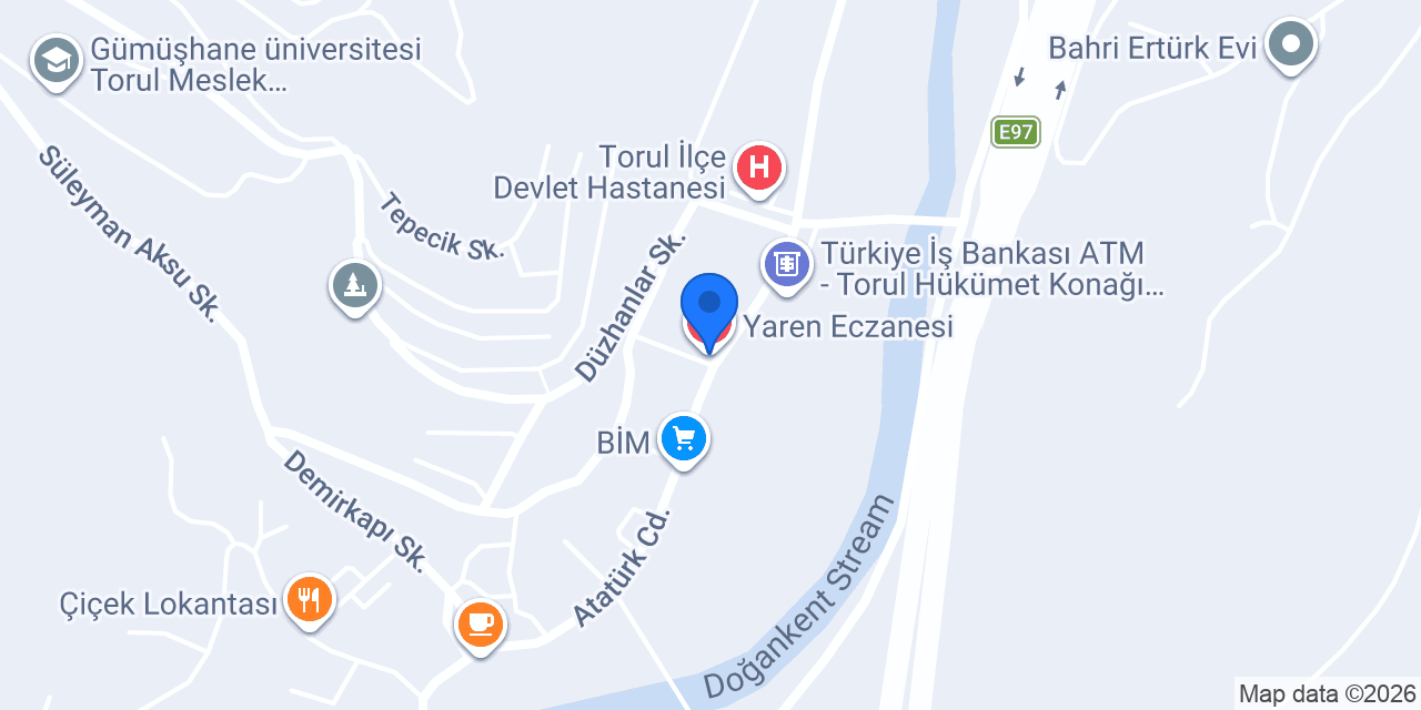 Yaren Eczanesi konumu