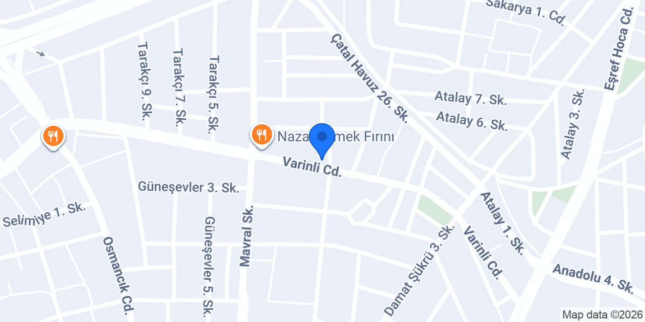 Adıyörem Çiğ Köfte - Varinli Cad. konumu
