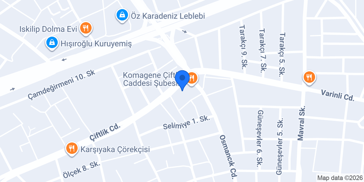 Karadeniz Veteriner Kliniği konumu