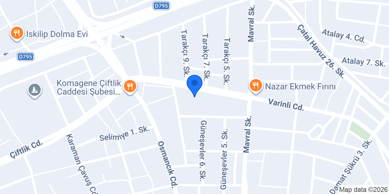 ULU ÇINAR KİTAP-CAFE konumu