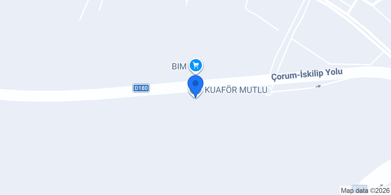 KUAFÖR MUTLU konumu