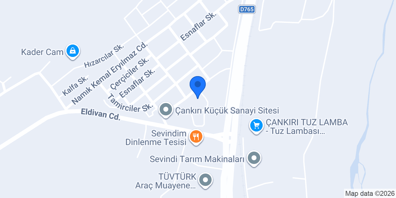 Karpak Yemek Fab. konumu