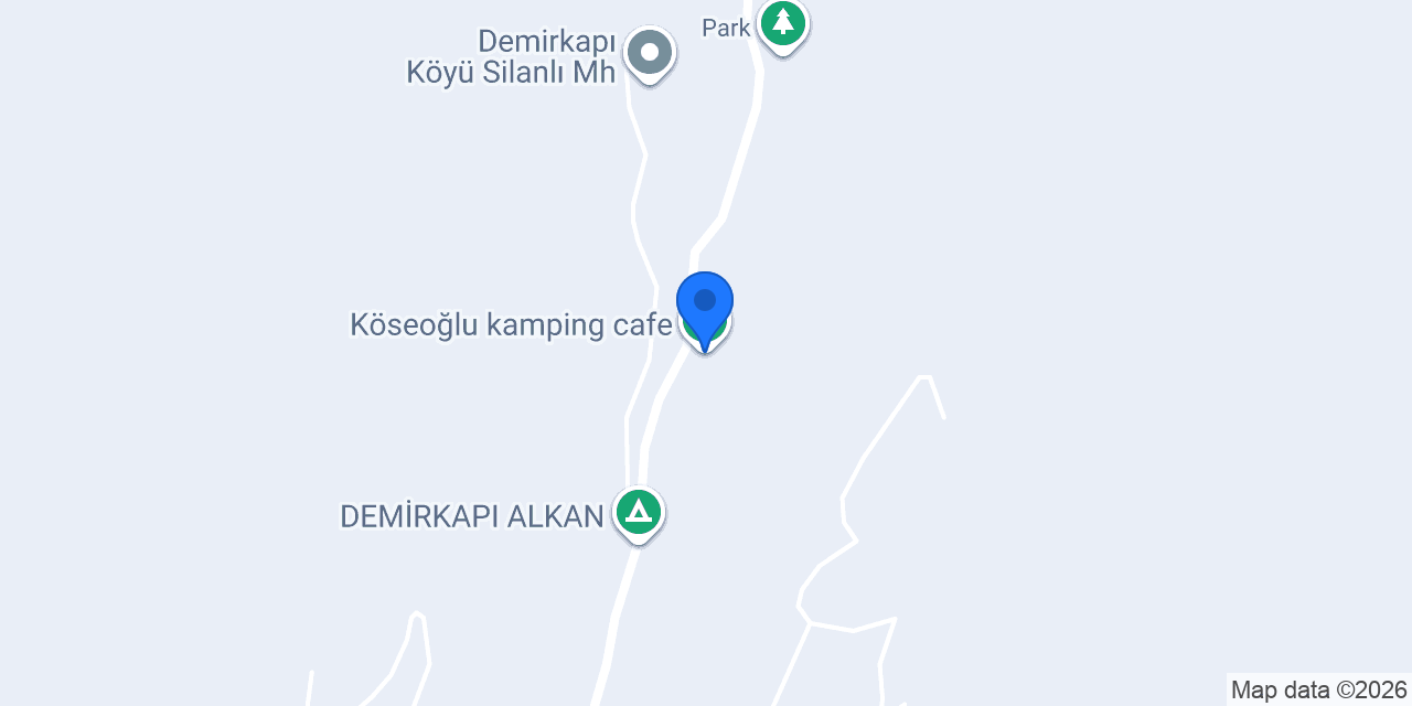 Köseoğlu kamping cafe konumu